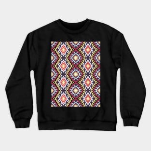 Abstract aztec tribal ikat pattern Crewneck Sweatshirt